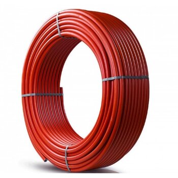 Труба из сшитого полиэтилена для теплого пола Stout PE-Xa EVOH 20x2.0 мм красная - Сантехника